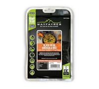 Wayfayrer Camping Food 300g Ready to Eat, Hot or Cold, Meal Pouch | Duke of Edinburgh Recommended Kit | Camping, Hiking, Fishing and Outdoor Adventures (Black Bean Chicken & Rice)