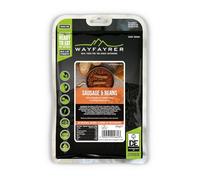 Wayfayrer Sausage & Beans 300g Ready to Eat, Hot or Cold, Meal Pouch Recommended for Duke of Edinburgh's Award Expeditions, Camping, Hiking, Fishing and Outdoor Adventures