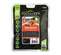 Wayfayrer Vegetarian All Day Breakfast 300g Ready to Eat, Hot or Cold, Meal Pouch Recommended for Duke of Edinburgh's Award Expeditions, Camping, Hiking, Fishing and Outdoor Adventures