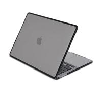 WAYIFON Anti-Cracking Hard Shell Case Compatible with MacBook Pro 14-inch 2025 2024-2021 Release M4 M3 M2 M1 Pro/Max Chip, Anti-Fingerprint Soft TPU Bumper,Transparent Black
