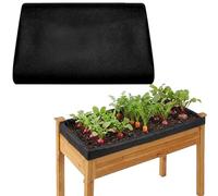wayiok Fabric Liner for Large Veg Trough Planter Outdoor, Raised Bed Liner Non Woven Garden Bed Liners Heavy Duty Plant Grow Bags, Keeps Soil Contained and Water Drained, 2.9 * 1.6M (Large)