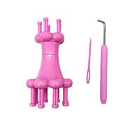 WAYION DIY Weaving Tool Hook Crochet Flower Arranger Spool Loom Knitter Knitting Rope Hook Knitting Tool