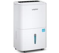 Waykar 120 Pints Energy Star Home Dehumidifier for Spaces up to 6,000 Sq. Ft at Home, in Basements and Large Rooms with Drain Hose, Handle, Auto Defrost and Self-Drying.