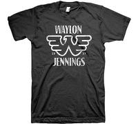 Waylon Jennings Est. 1973 Mens T-Shirt Black