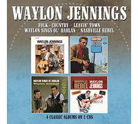 Waylon Jennings - Folk-Country / Leavin' Town / Waylon Sings Ol' Harlan / Nashville Rebel (4 Albums On 2CDs)