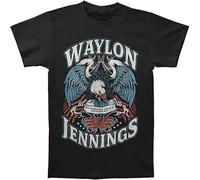 Waylon Jennings Men's Lonesome T Shirt Black XL