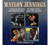Waylon Jennings - Singer Of Sad Songs / The Taker-Tulsa / Good Hearted Woman / Ladies Love Outlaws (2CD)