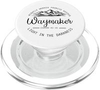 Waymaker Miracle Worker Christian Design PopSockets PopGrip for MagSafe