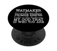 Waymaker Miracle Worker - Christian Worship Promise Keeper PopSockets Adhesive PopGrip