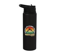 Waymaker Promise Keeper Miracle Worker Christian Believer Stainless Steel Insulated Water Bottle