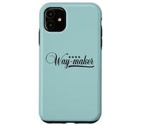 Waymaker Promise Keeper Miracle Worker Christian Faith Gifts Case for iPhone 11