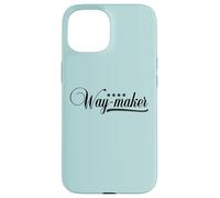 Waymaker Promise Keeper Miracle Worker Christian Faith Gifts Case for iPhone 15