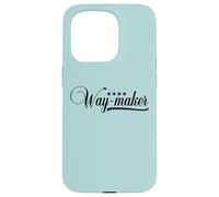 Waymaker Promise Keeper Miracle Worker Christian Faith Gifts Case for iPhone 15 Pro