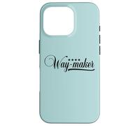Waymaker Promise Keeper Miracle Worker Christian Faith Gifts Case for iPhone 16 Pro