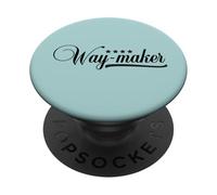 Waymaker Promise Keeper Miracle Worker Christian Faith Gifts PopSockets Adhesive PopGrip