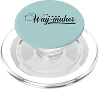 Waymaker Promise Keeper Miracle Worker Christian Faith Gifts PopSockets PopGrip for MagSafe