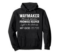 Waymaker Promise Keeper Miracle Worker Christian Pullover Hoodie