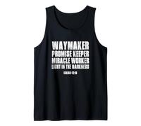Waymaker Promise Keeper Miracle Worker Isaiah 42:16 Verse Tank Top