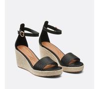 Wayna Brand Wedge Heel Sandals Black