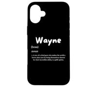 Wayne Definition Personalized Name Custom Costume For Waynes Case for iPhone 16 Plus