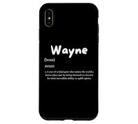 Wayne Definition Personalized Name Custom Costume For Waynes Case for iPhone XS Max