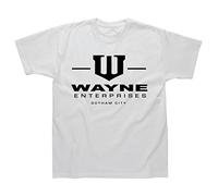 Wayne Enterprises Gotham City Inspired by Batman T-Shirt White Large