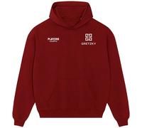 Wayne Gretzky Logo Men's Hoodie - Red / M