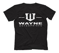 Wayne Industries Batman Inspired T-Shirt Black X-Large