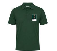 Wayne Radar Riley Golf Icon Frame Men's Polo Shirt - Bottle Green / L