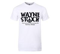 Wayne Stock White Mens T-Shirt-Large (40-42)