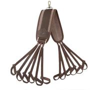 WAYNE'S DOG Canvas Duck Game Carrier - 12 Drops, Slip Noose - Bird Tote, Waterfowl & Goose Hanger, Duck Carrier Lanyard (Coffee)
