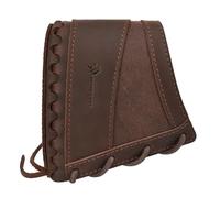 WAYNE'S DOG Leather Canvas Slip-On Recoil Pad, No-Slip Buttstock Extension for Rifles Shotguns, (Canvas&Leather - Brown)