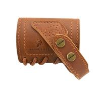 WAYNE'S DOG Leather Gun Barrel Mount, No Drill Sling Mount for Rifle, No Swivels Need (Brown)