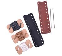 WAYNE'S DOG Leather Lever Wrap for Lever Action, Handcrafted (3.5-inch, Black/Brown-Thicker)