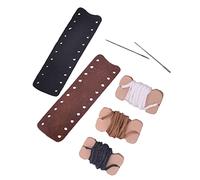 WAYNE'S DOG Leather Lever Wrap for Lever Action, Handcrafted (3.5-inch, Red/Black-Suede Leather)