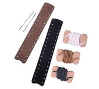WAYNE'S DOG Leather Lever Wrap for Lever Action, Handcrafted (6-inch, Black/Brown-Suede Leather)