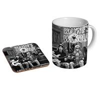 Wayne's World Classic Ceramic Coffee MUG + Coaster Gift Set …