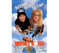 Waynes World Movie Poster 1992 (A4)