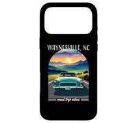 Waynesville NC Retro Highway Nostalgic Vintage Car Design Case for iPhone 17 Pro Max