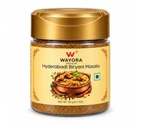 WAYORA NATURALS Hyderabadi Biryani Masala - 50gm | Authentic & Flavorful Biryani Spice Blend | With No Added Colors & Fillers | Hygienically Packed Ready To Use Spice Mix