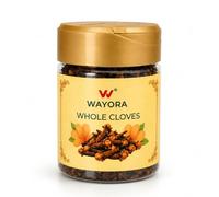 WAYORA NATURALS Whole Cloves - 100gm | Sources From The Finest Farms | Whole Cloves With Intense Aroma & Rich Flavor | Clove For Biryani, Tadka, Curries, Desserts & Spice Blends