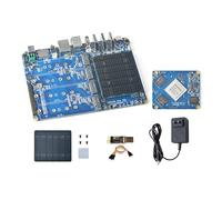 WayPonDEV CM3588 Plus NAS Kit, 16GB LPDDR5 Single Board Computer, RK3588 CPU 6TOPs NPU Mali-G610 GPU, Support 4X NVMe SSD for Home Cloud Server, 8K Video Encoder (16+64GB)