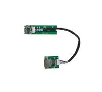 WayPonDEV M.2 M B Key to 2.5 Gigabit Ethernet Module, in-tel i225 i226 2.5G Ethernet Server NIC,10/100/1000/25000 Mbps RJ45 LAN, Multi-Gigabit M.2 Network Card, Support 2280 (20CM, i225 M.2 B+M Key)