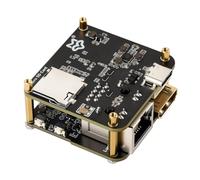 WayPonDEV PicoKVM Lightweight IP KVM, Black Housing with 1.54 Inch Touch Screen, Supports 1920x1080@60fps HDMI Video Input, HID Signal Output, Allows Remote Control of Devices (Lite)