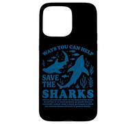 Ways You Can Help Save The Sharks Case for iPhone 15 Pro Max
