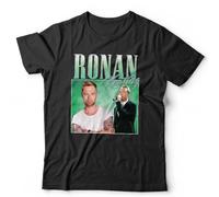 WAYSDA Ronan Keating Appreciation Tshirt Unisex Homage Throwback Stag Hen Do Funny Black M