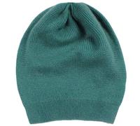WaySoft 100% Cashmere Beanie for Women in a Gift Box, Oversized Women Beanie Hat, Bayside Blue, One Size