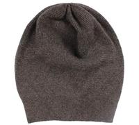 WaySoft 100% Cashmere Beanie for Women in a Gift Box, Oversized Women Beanie Hat, Driftwood, One Size
