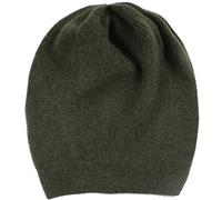 WaySoft 100% Cashmere Beanie for Women in a Gift Box, Oversized Women Beanie Hat - Green - One Size