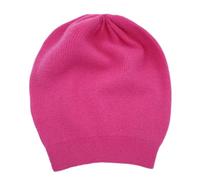 WaySoft 100% Cashmere Beanie for Women in a Gift Box, Oversized Women Beanie Hat, Pink Glo, One Size